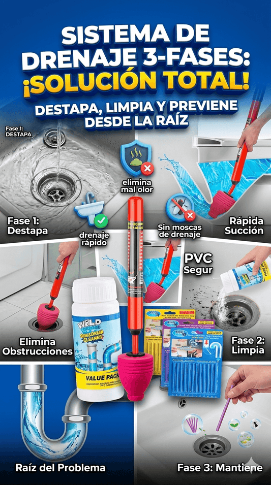 Kit Destapa Tuberías