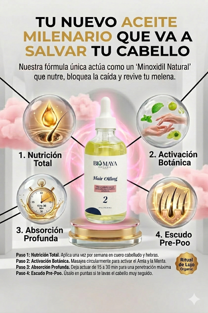 Aceite Amla 2x1 ¡DETÉN LA CAÍDA Y REACTIVA EL CRECIMIENTO DE TU CABELLO HOY!