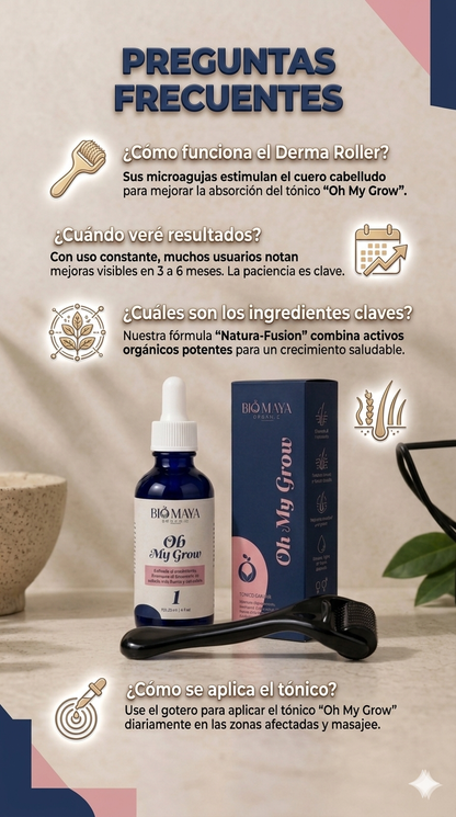 Gotero Crecimiento+Derma Roller