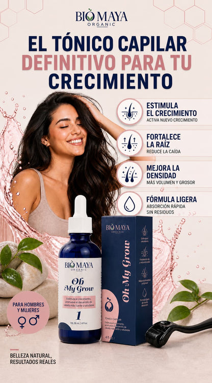 Gotero Crecimiento+Derma Roller